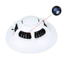 Detector de fumaça sem fio Câmera oculta para Nanny Cam Monitor de bebê com controle remoto Câmera oculta 1080P Câmera espiã oculta invisível